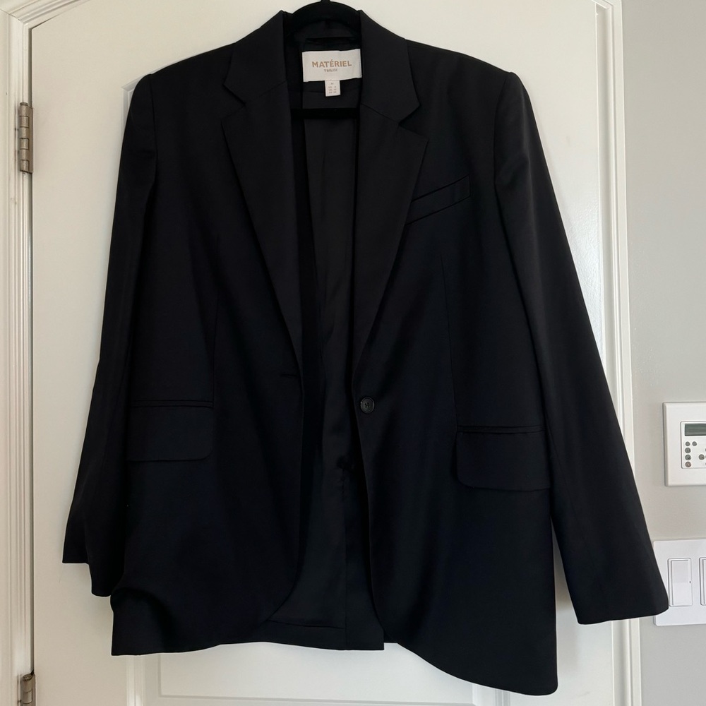 Single Breasted Wool Blazer - image 2